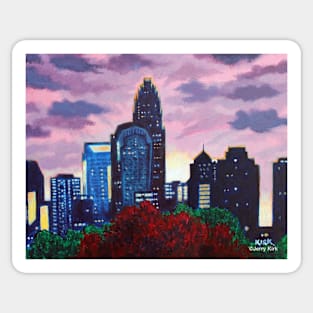 'CHARLOTTE SUNSET' Sticker